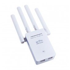 WiFi 1200Mbps Dual-Band 2.4G/5G 4 Antenna Extender Wireless Repeater WiFi Repeater 